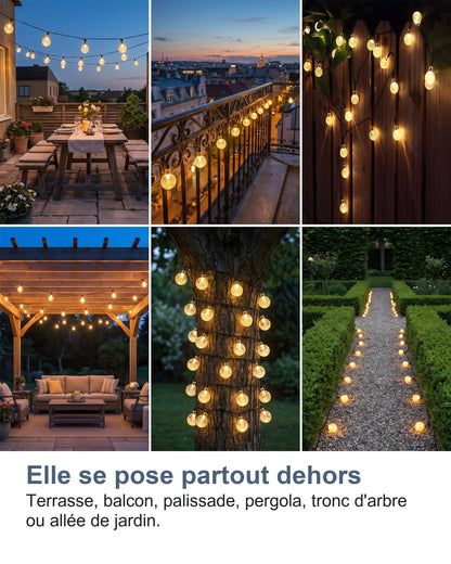 Elle se pose partout dehors Terrasse, balcon, palissade, pergola, tronc d'arbre ou allée de jardin.