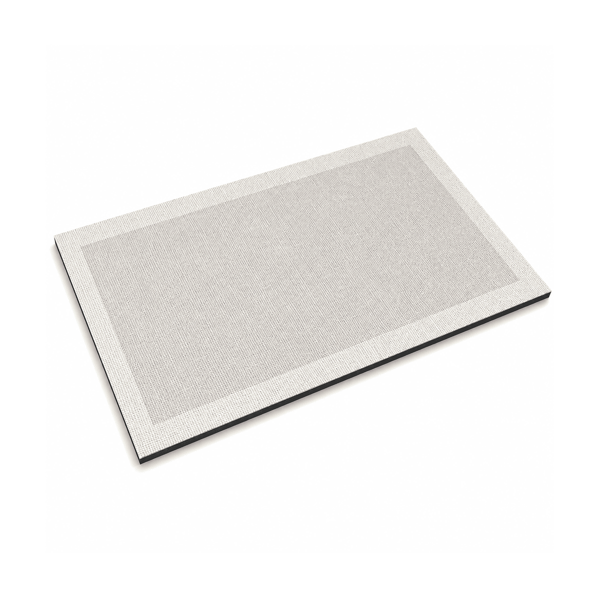 Tapis de bain antidérapant absorbant à séchage rapide, coloris cadre gris