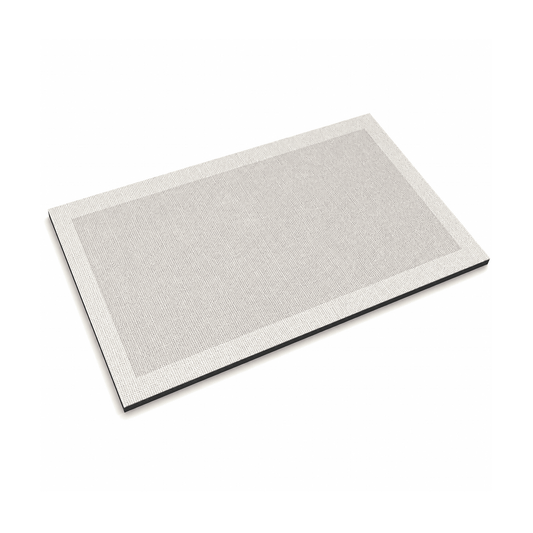 Tapis de bain antidérapant absorbant à séchage rapide, coloris cadre gris