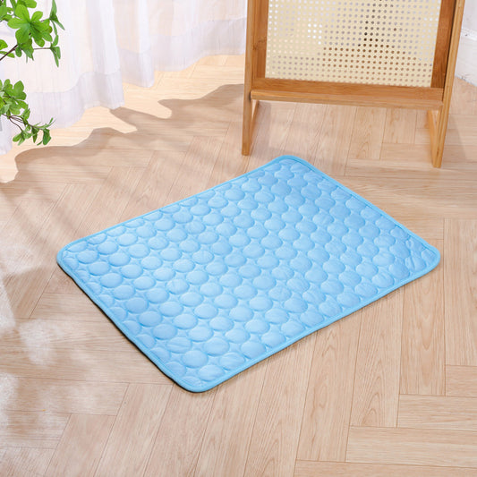 Tapis rafraichissant pour chien et chat, coloris bleu