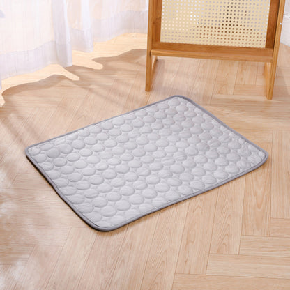 Tapis rafraichissant pour chien et chat, coloris gris