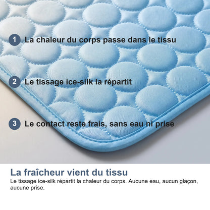 La fraîcheur vient du tissu ice-silk
