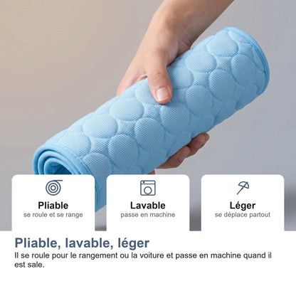 Pliable, lavable en machine et léger