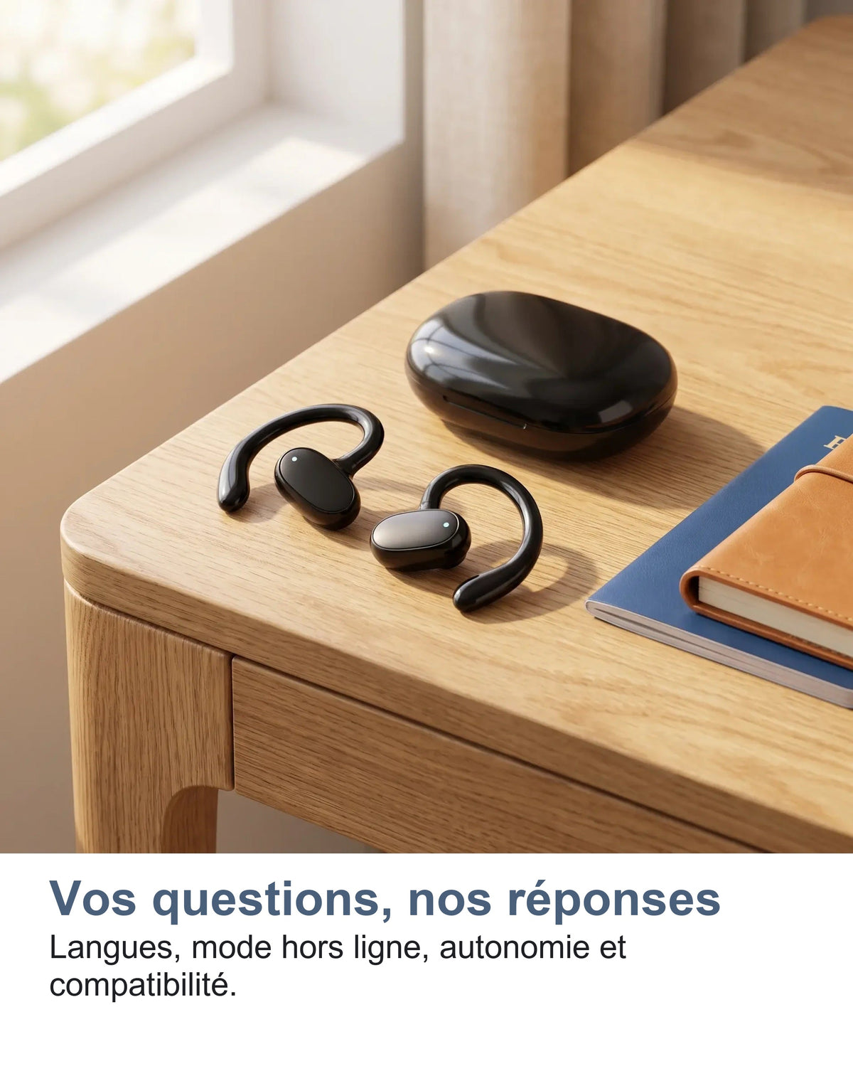 Questions fréquentes sur les écouteurs traducteurs 144 langues