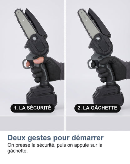Presser la sécurité puis appuyer sur la gâchette