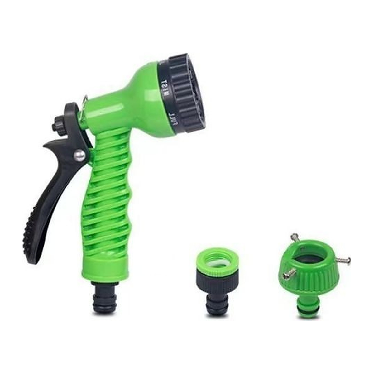 Tuyau d'arrosage extensible avec pistolet 7 jets, de 7,5 m à 60 m selon la taille, autre angle