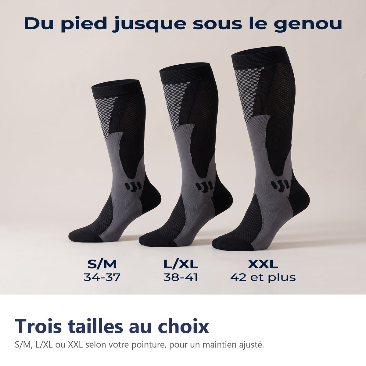 Trois tailles au choix