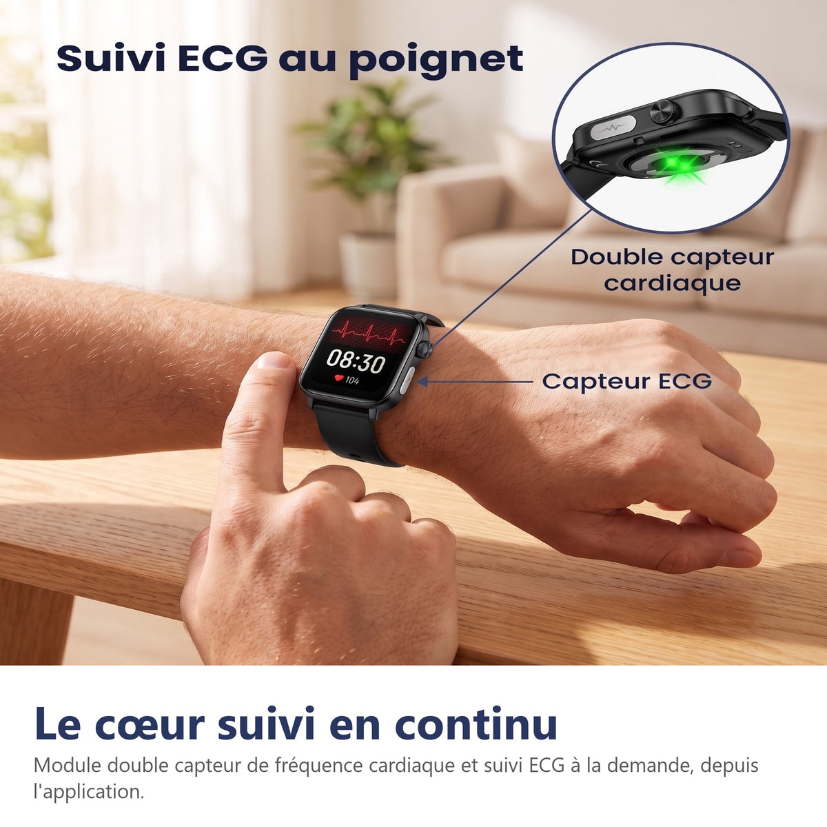 Le cœur suivi en continu