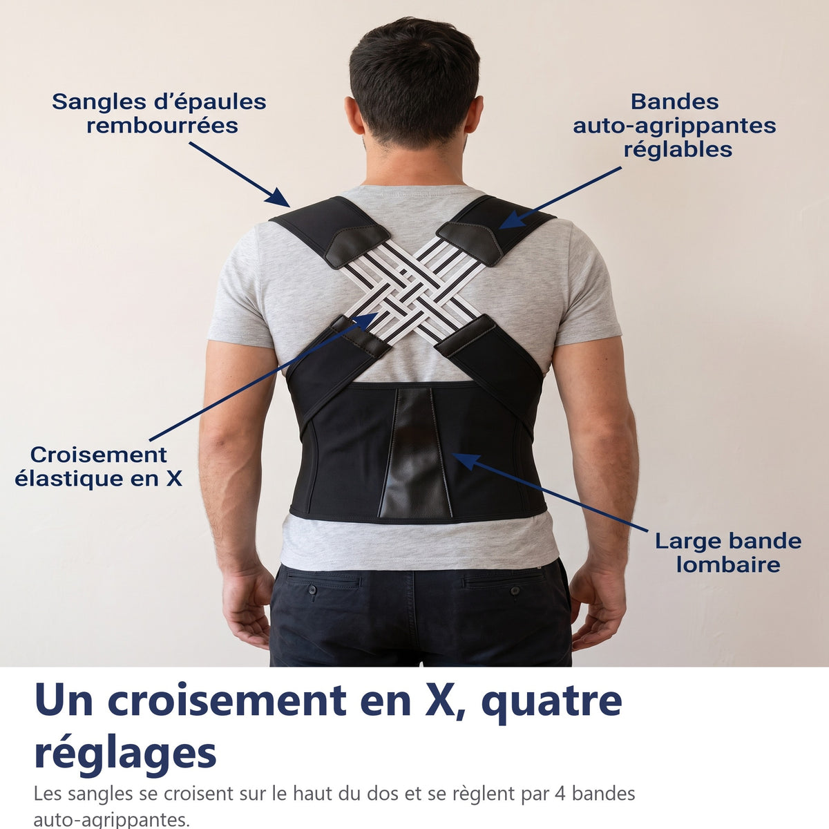 Un croisement en X, quatre réglages