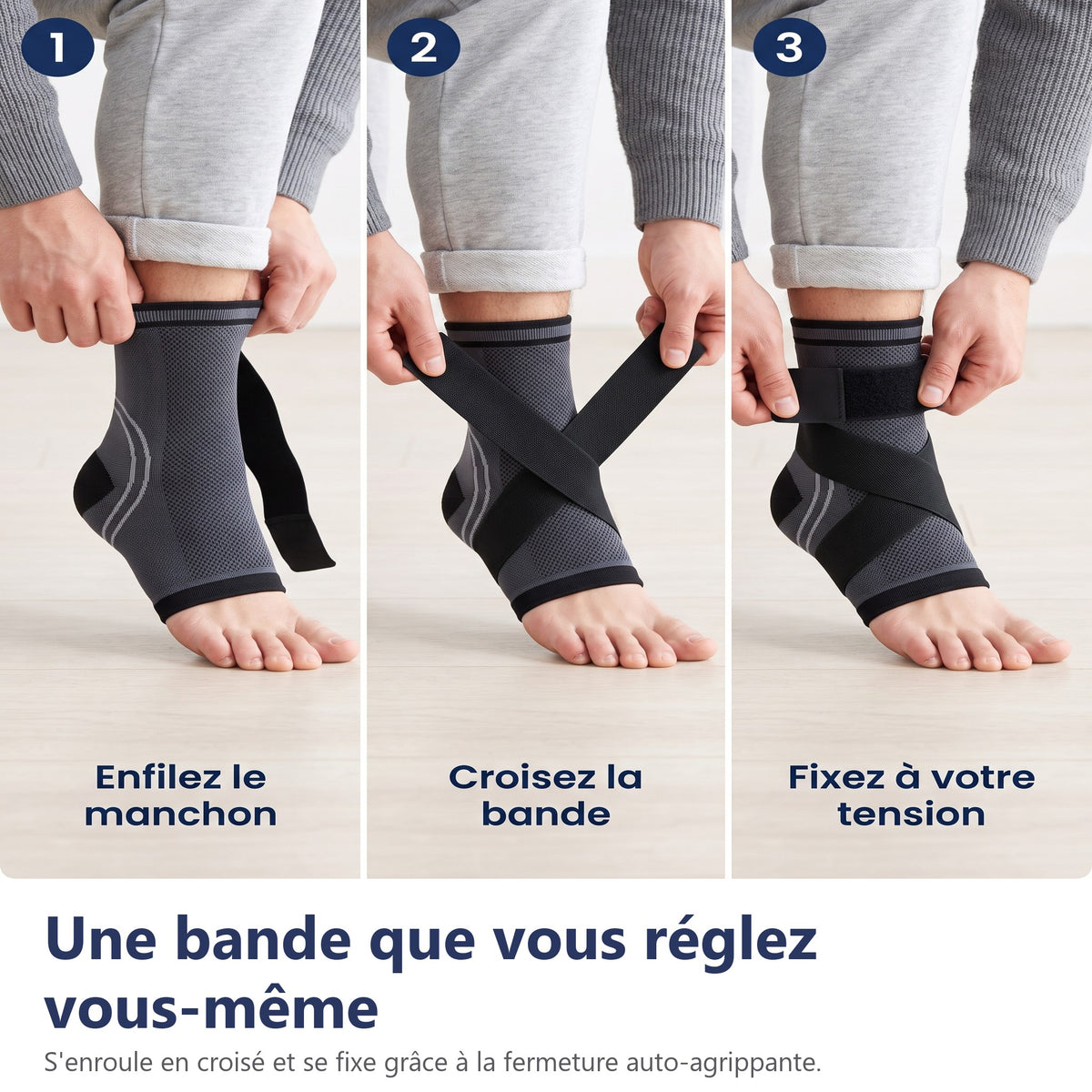 Une bande que vous réglez vous-même