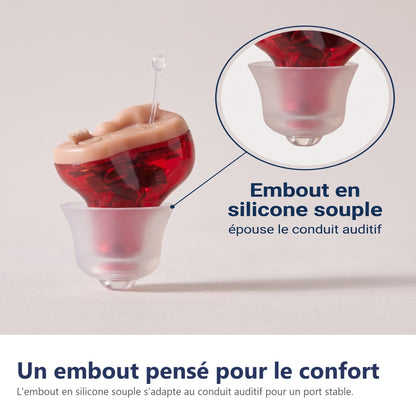 Un embout pensé pour le confort