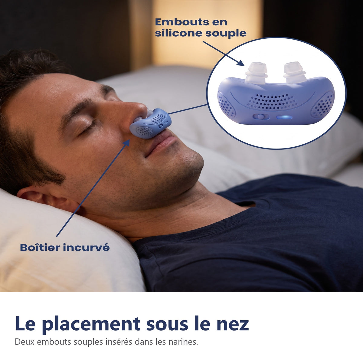 Le placement sous le nez