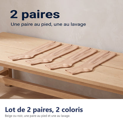 Lot de 2 paires, 2 coloris