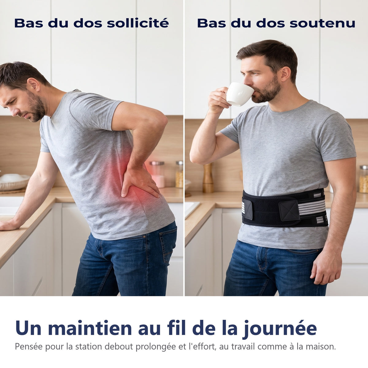 Un maintien au fil de la journée
