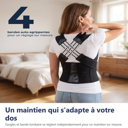 Un maintien qui s'adapte à votre dos