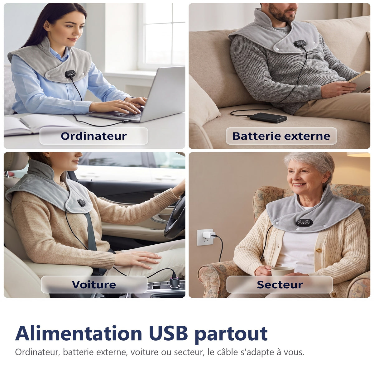 Alimentation USB partout