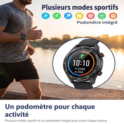 Montre connectée portée pendant une séance de sport