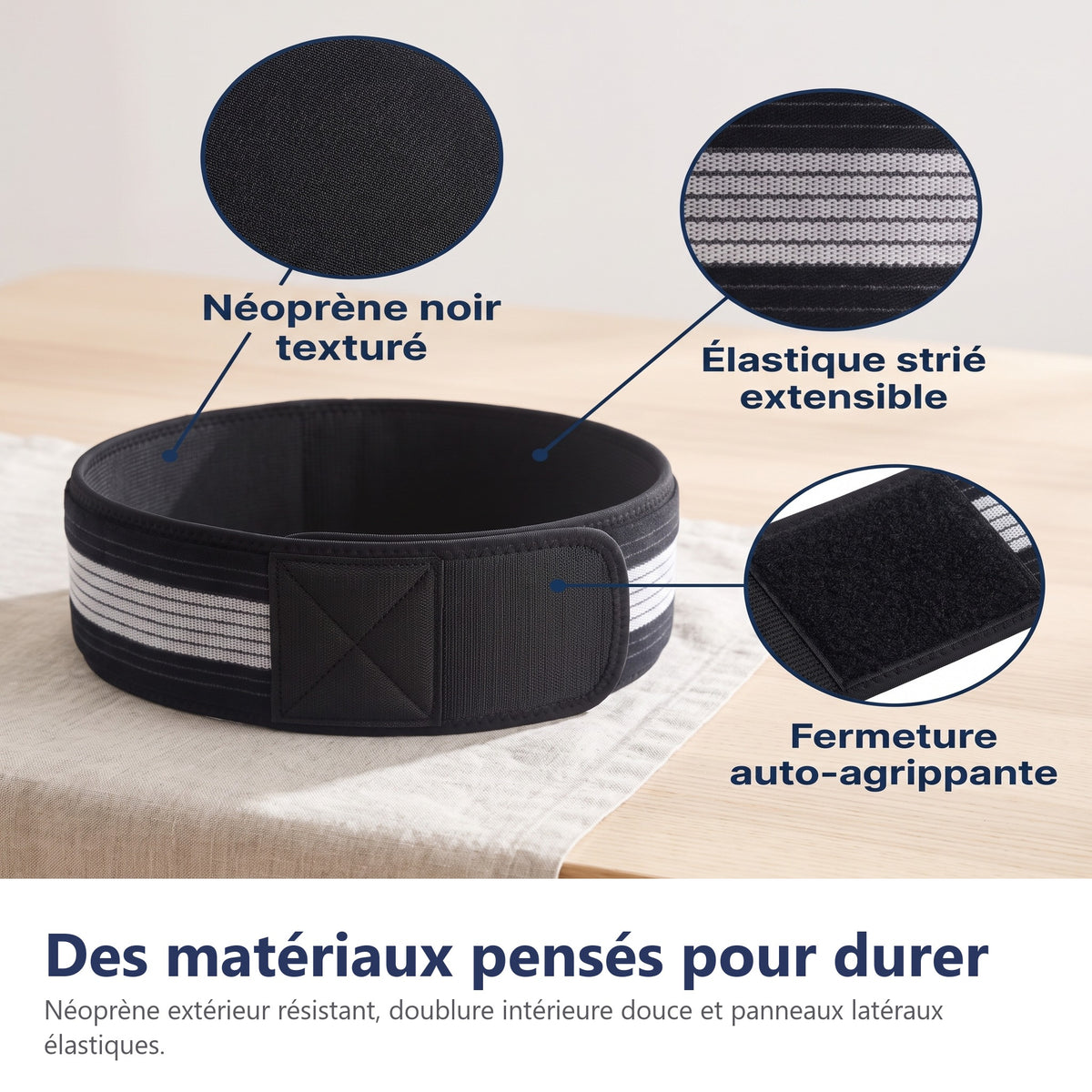 Des matériaux pensés pour durer