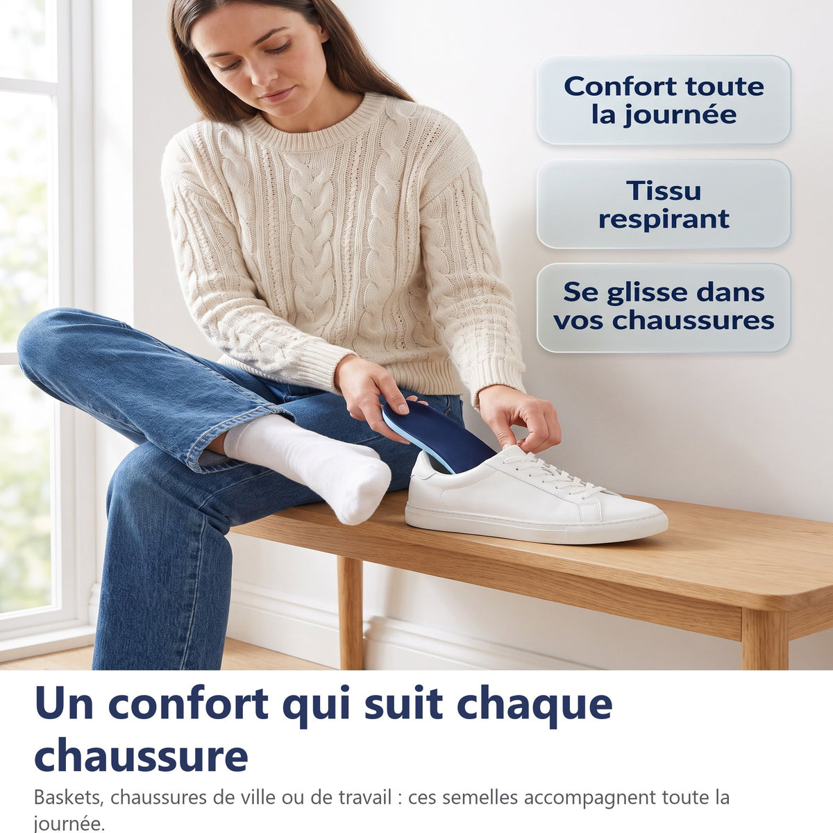Un confort qui suit chaque chaussure