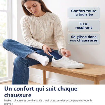 Un confort qui suit chaque chaussure