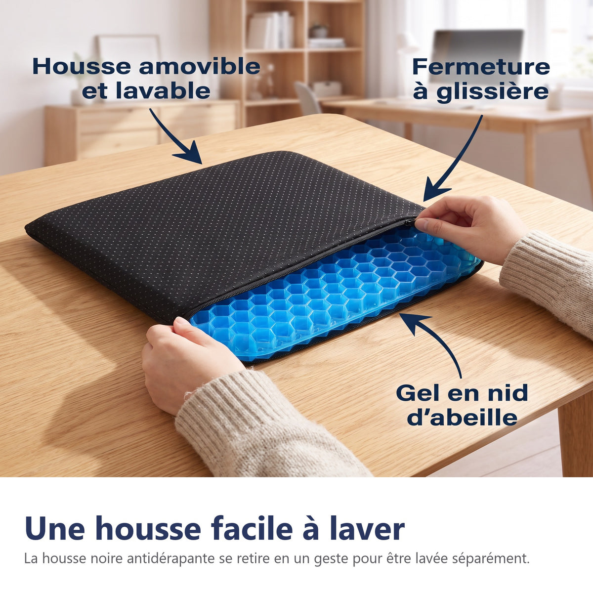 Une housse facile à laver