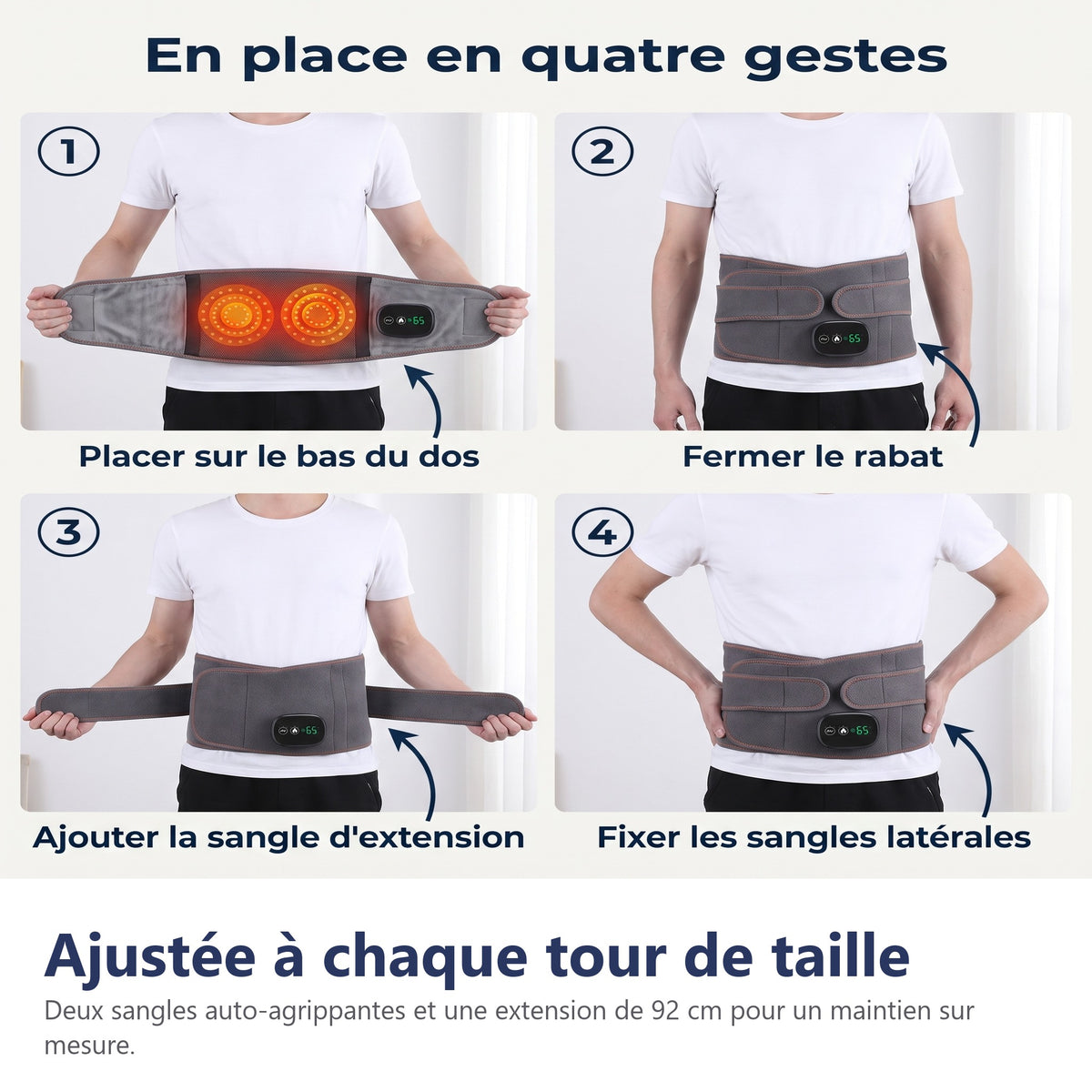 Ajustée à chaque tour de taille