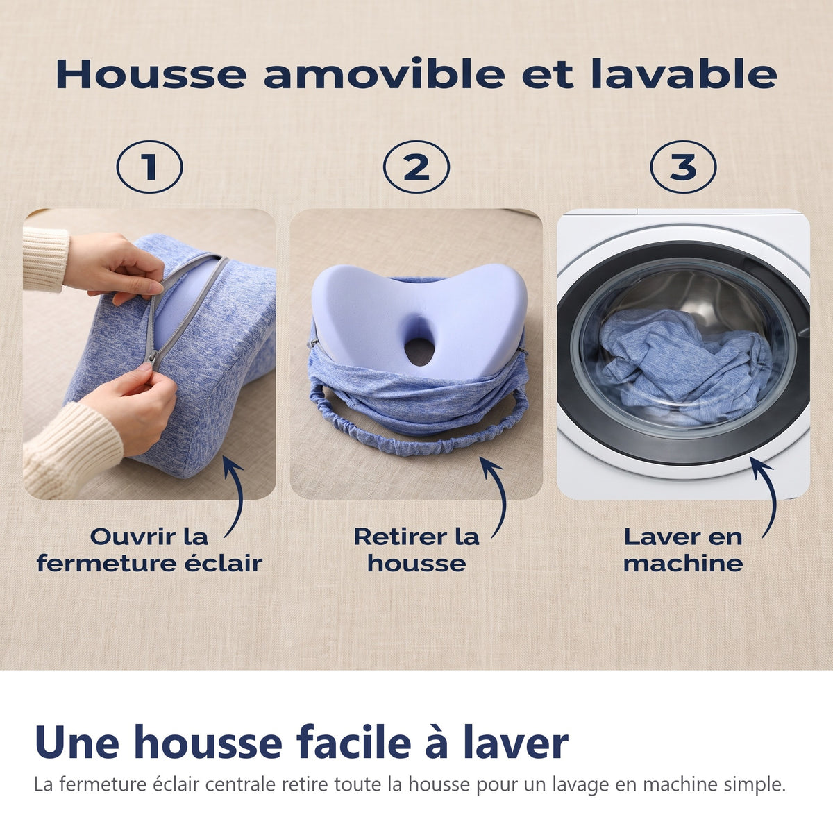 Une housse facile à laver