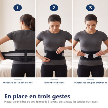 En place en trois gestes