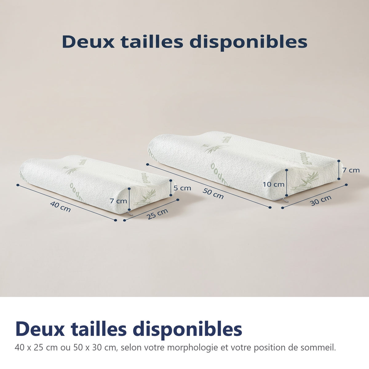 Deux tailles disponibles