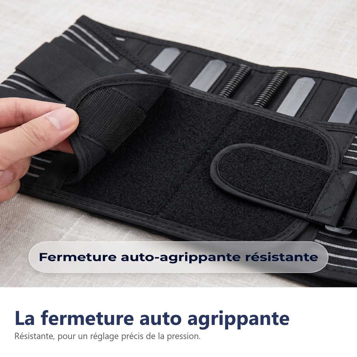 La fermeture auto agrippante