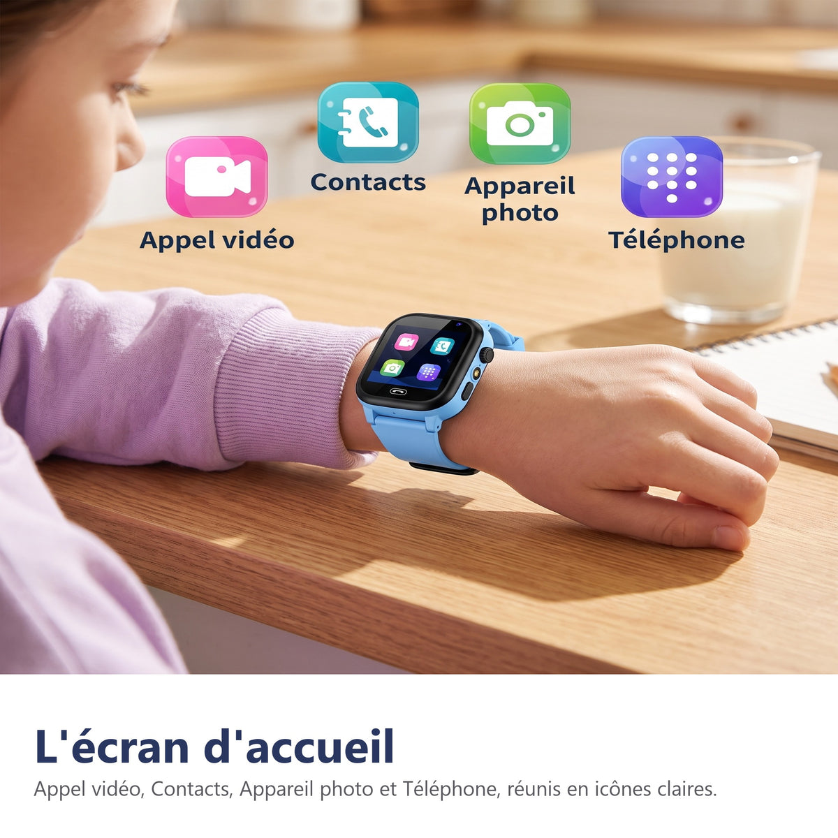 L'écran d'accueil