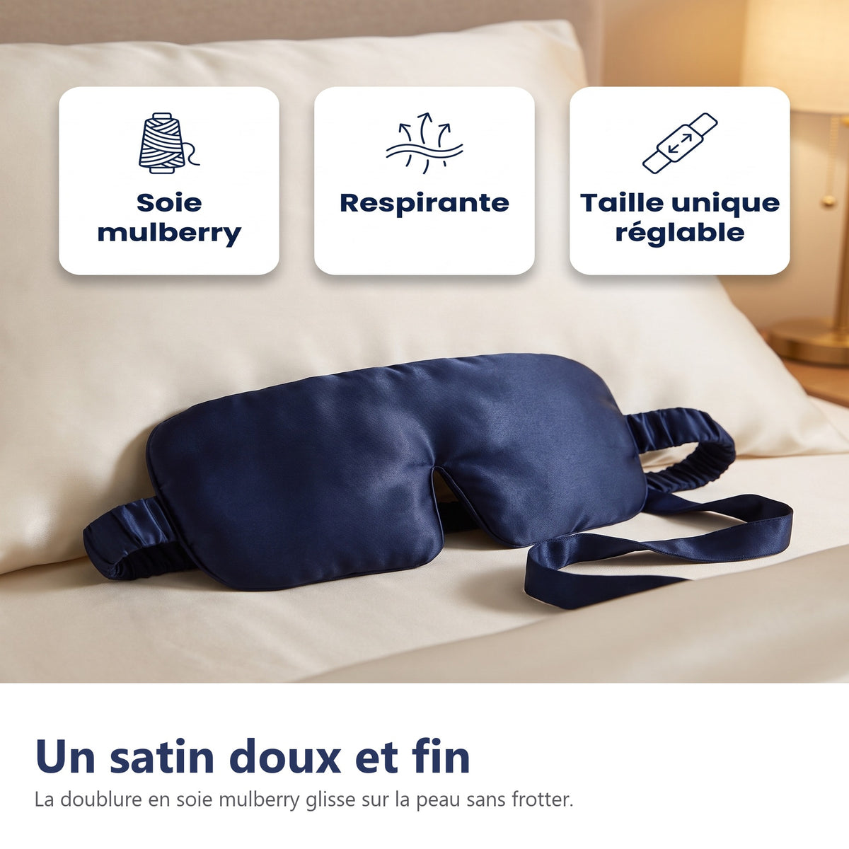 Un satin doux et fin