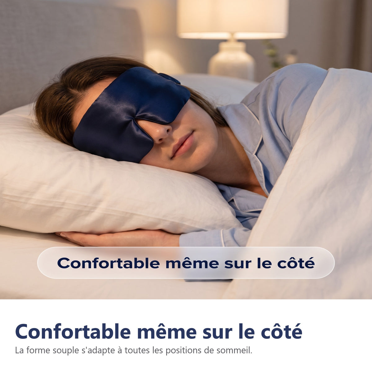 Confortable même sur le côté