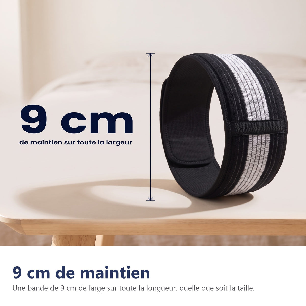 9 cm de maintien