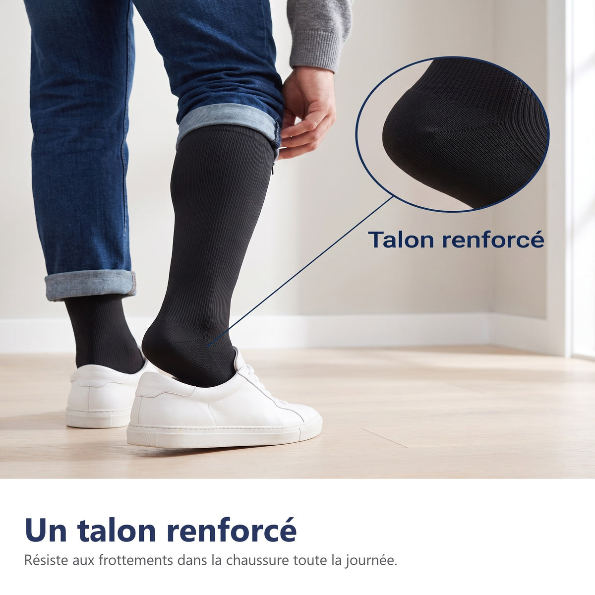 Un talon renforcé