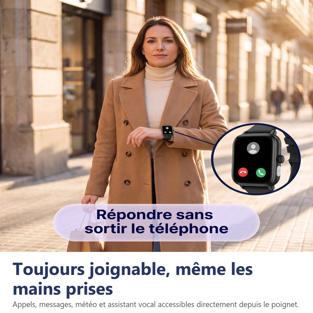 Toujours joignable, même les mains prises