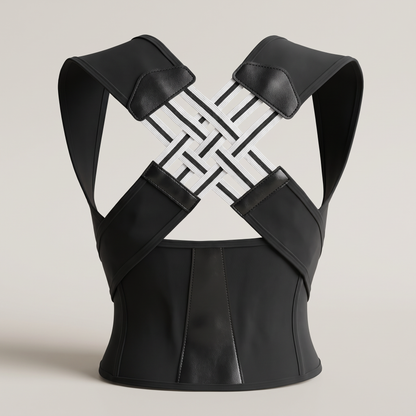Correcteur de posture dos à sangles croisées