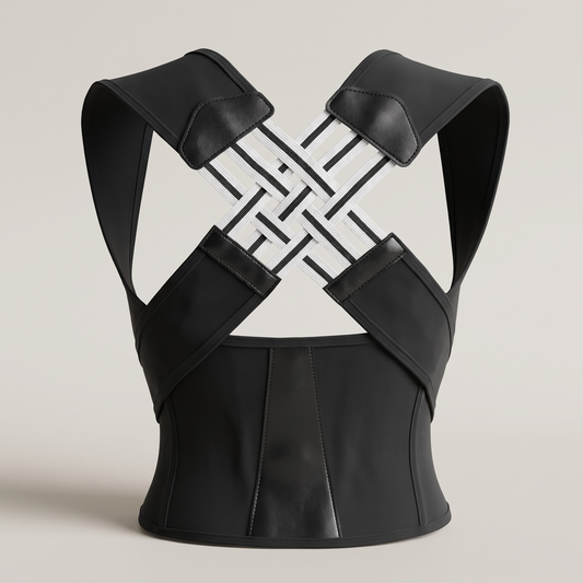 Correcteur de posture dos à sangles croisées