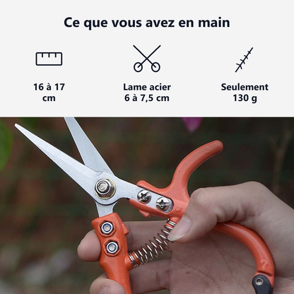 16 à 17 cm, 130 g, tenu dans une seule main