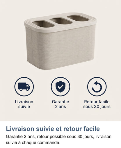 Livraison suivie, garantie 2 ans, retour facile sous 30 jours